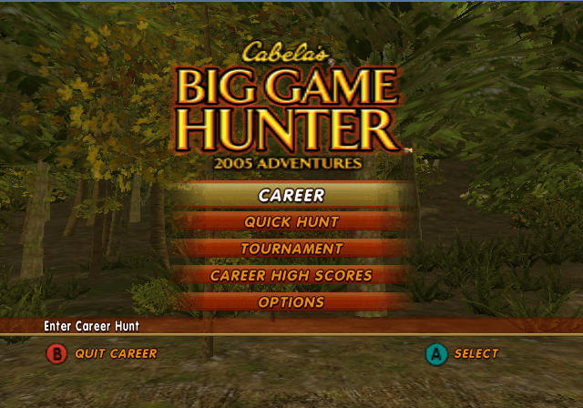 Cabela's Big Game Hunter 2005 Adventures screenshot 3 for Gamecube